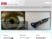 Tablet Screenshot of lyon-science-camera.com
